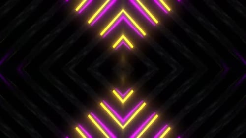 Dynamic neon diamond pattern pulses with vibrant energy for futuristic visuals
