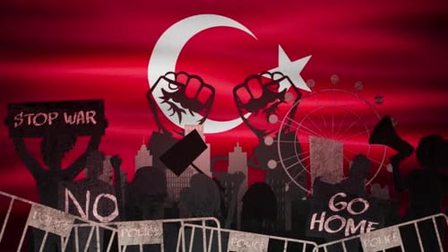 People Are Protests In Turkiye