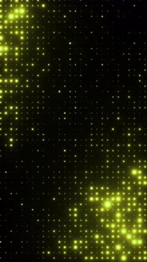 Lumières vertes clignotantes.