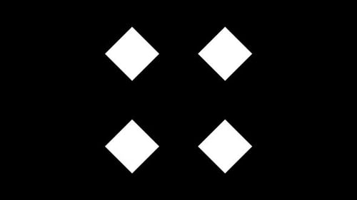 Kaleidoscope Collection: Luma matte transition of four contracting diamond shaped elements