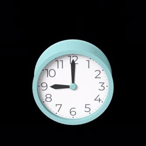 Modern Alarm Clock Animation with Jiggling Bells