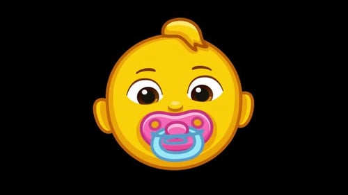 Animated Baby Face Emoji Expression Change