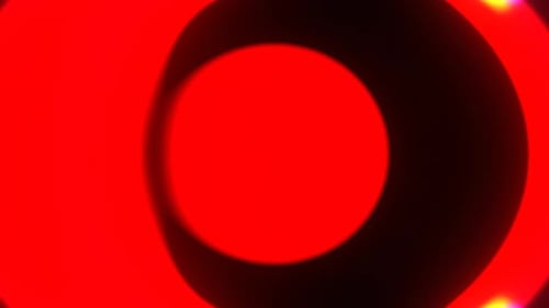 Red And White Surreal Fluid Fusion Background Vj Loop I 4K