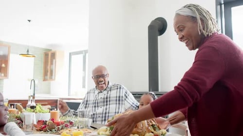 Generational Family Holiday Meal at Home