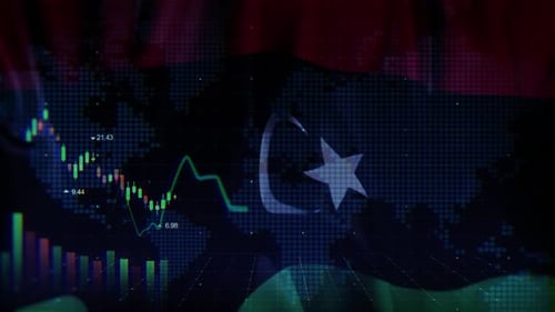 Libya Waving Flag Terms In The Stock Market