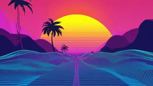 Neon Retro Summer Loop