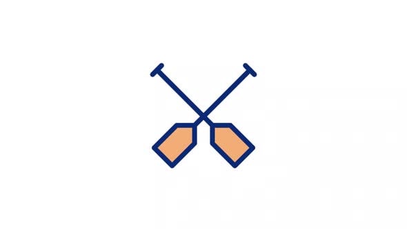 Oars Icon With Animated Alpha, Elements Motion Graphics ft. alpha ...