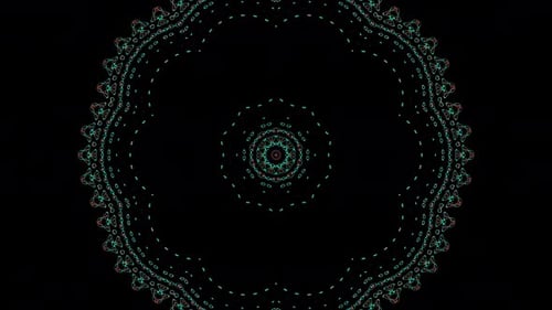 linhas abstratas, luz colorida, brilhante, forma redonda no centro, fundo preto