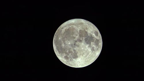 Full Moon At Night Real Time