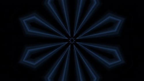 Psychedelischer Mandala-Kaleidoskop-Hintergrund 3d Seamless Loop Vj Art. 4601
