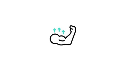 Muscle Growth Animated Icon