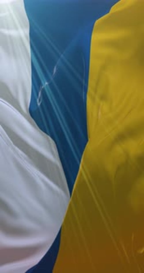 Flagge der Kanarischen Inseln