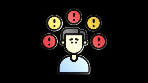 Stress Arrows Icons Loop