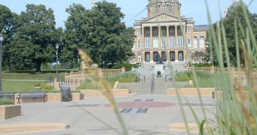 Des Moines, Iowa / USA - June 8, 2019: Outside the Des