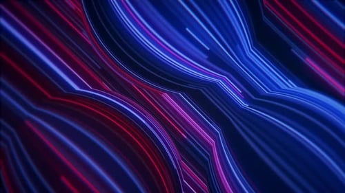 Neon Energy Light Beams Abstract Background
