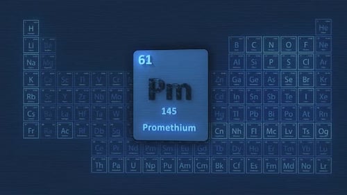 Tabela periódica de promécio