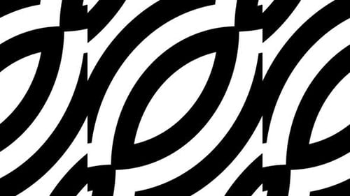 Kaleidoscope Collection: Luma matte transition of expanding ellipses