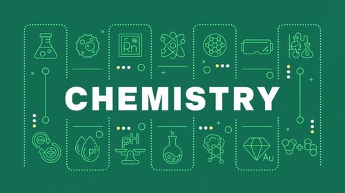 Flat Design Animated Chemistry Icons Pack