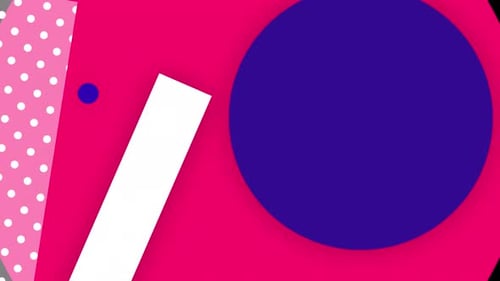 Dynamic Abstract Geometric Shapes Animated Background