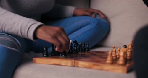 Two Friends of African Appearance Decided to Play Chess