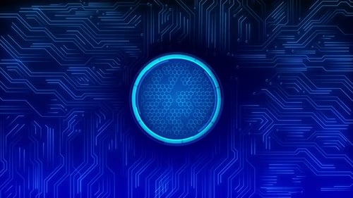 Quantum Processing Deep Learning Artificial Intelligence Future New Technology for Business or