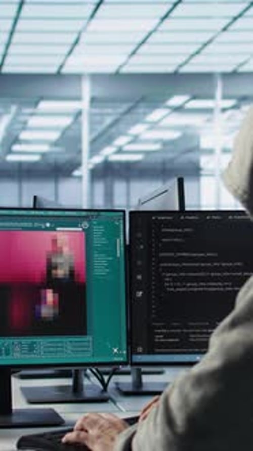 Admin in Server Hub Coding AI Program Turning Text Prompt Into Photos