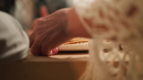 Stack of Golden Pancakes Ready to Eat