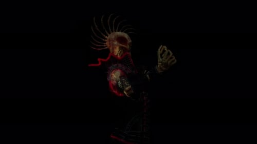 Punk Skeleton VJ Loop