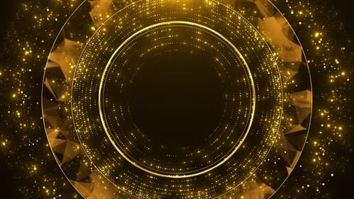 Luxury Awards Ceremony Background Oscar Awards Performance Party Stage Golden Stage Glitter