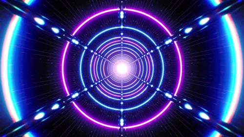 Flashing Neon Flicker Lights