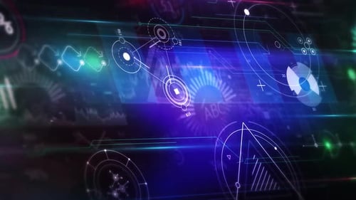 Animated Infographics In The Virtual Crypto Space