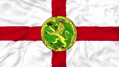Animated Waving Flag of Alderney