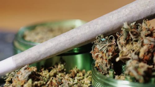 Joint Close Up with Green Container