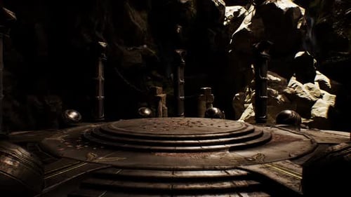 Mystery Cave Virtual Set