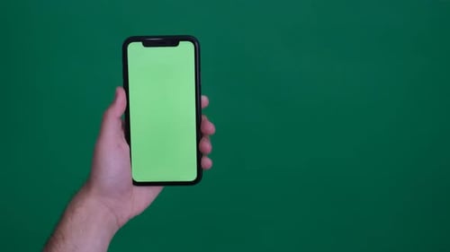 green screen phone warning