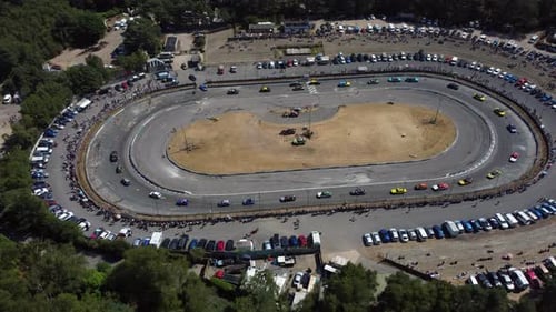 parade lap formation lap before race