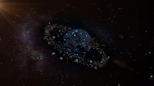 Planeten-Hintergrund 4K