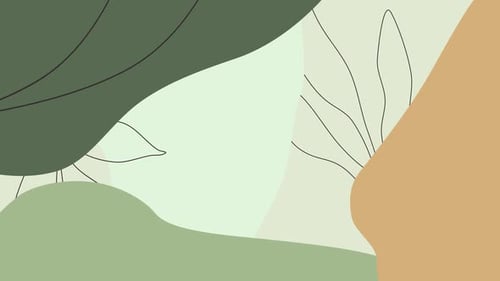 Abstract Fluid Organic Shapes Nature Background Animation