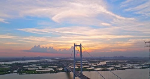 Aerial photo of the bridge 00094