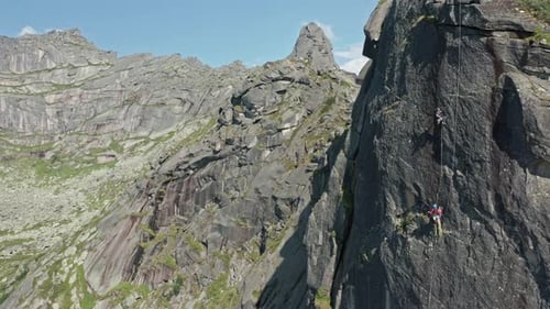 Scaling New Heights A Thrilling Journey of a Fearless Adventurer Conquering the Majestic Mountain