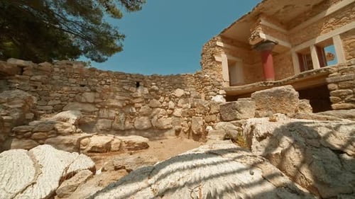 Palais minoen de Knossos, Héraklion, Crète, Grèce