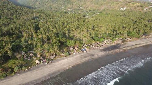 Aerial Beach Waves