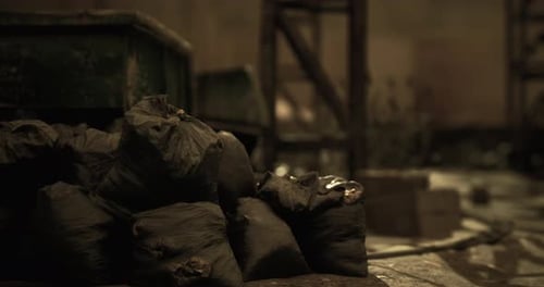 Grunge Dust Particle Wipe Transition Reveal