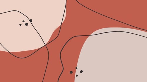 Minimal Abstract Animated Orange Background