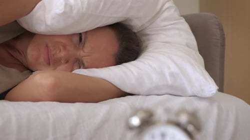 Depressed Female Cannot Sleep