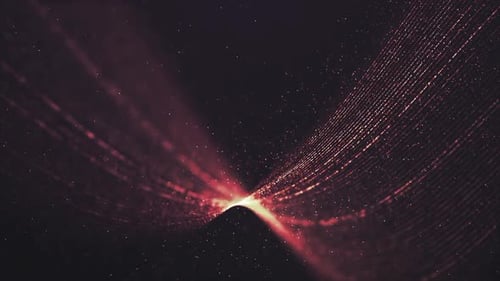 Yellow Glittering Lights Animation Loop