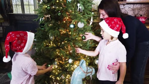 Decorating Christmas Tree