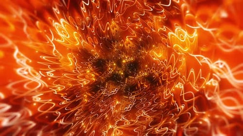 Swirling Abstract Energy Lines Motion Background