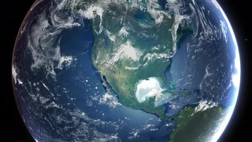 Aus dem Weltraum auf Städte zoomen Vereinigte Staaten Los Angeles