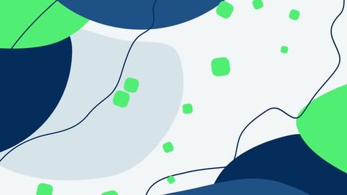 Dynamic Abstract Background with Wavy Lines and Flowing Shapes